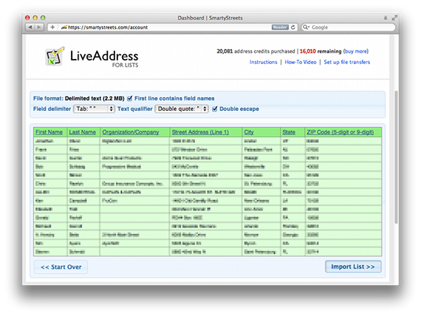 Fields automatically mapped